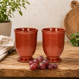 thumbnail of 2er Set Lasierte Tonbecher 175ml ideal für Honigwein