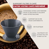 thumbnail of Porte filtre à café universel Fackelmann