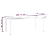 thumbnail of HELLOSHOP26 - Juego de comedor de jardín de 7 piezas y cojines, ratán negro y gris 02_0014909