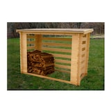 thumbnail of HABRITA abri range-bûches fermé et esthétique 1.90 m² avec structure de bois rb2311