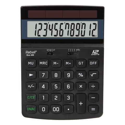 Taschenrechner ECO 450 132x184x34mm BxHxT