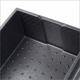 thumbnail of Thermo Future Box PIZZA FAMILY 42 x 42, Isolierbox schwarz mit Deckel, 122 mm tief, 21 Liter, robust, nachhaltig aus EPP