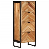 thumbnail of vidaXL Badschrank 40x30x100 cm Massivholz Akazie und Eisen