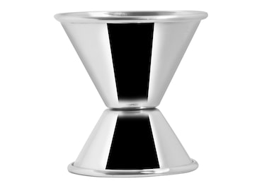 METRO Professional Jigger, jarra medidora de cócteles, acero inoxidable, 20 / 40 cl, plata
