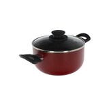 thumbnail of Mamù braadpan met twee handgrepen en glazen deksel ⌀ 18 cm, gemaakt in Italië van krasbestendig antiaanbakaluminium.