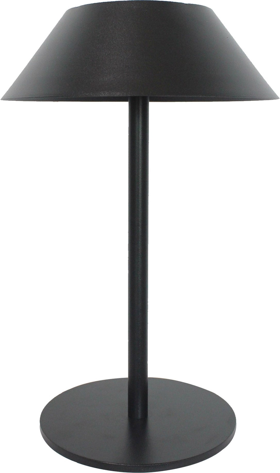 Lumisky NERIO Kleine Solar-Tischleuchte H31CM Aluminium Schwarz