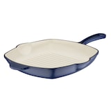 thumbnail of GSW Gusseisen Grillpfanne Blue Magic 27 x 27 x 4,5cm mit 2 Ausgüssen, induktionsgeeignet, backofengeeignet bis 240°C