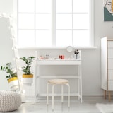 thumbnail of Taburete / taburete ALRANDA metal / MDF blanco / roble hjh LIVING