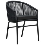 thumbnail of Helloshop26 - Ensemble de salle à manger de jardin meuble extérieur 5 pièces noir 02_0013872
