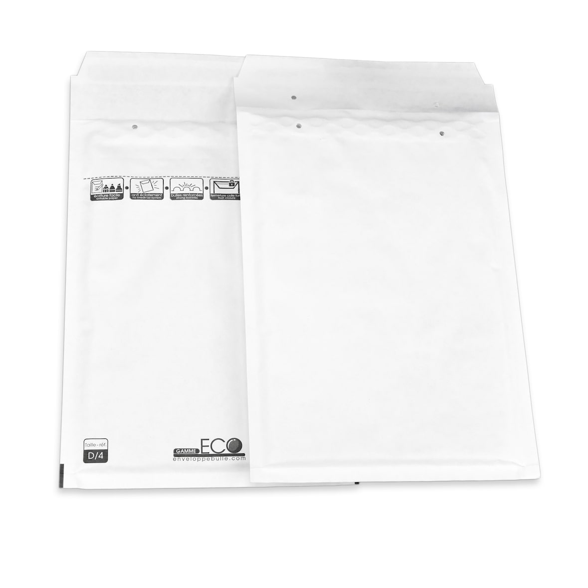 Lot de 100 Enveloppes à bulles ECO D/4 format 180x260 mm