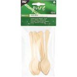 thumbnail of Papstar Kaffeelöffel, Holz "pure" 12 cm natur "Vintage", 15 x 6 Stück
