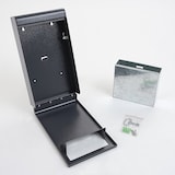 thumbnail of Danieli Store | Cenicero de pared para exterior acabado gris antracita | Cenicero de pared con llave de seguridad | 1,8 L