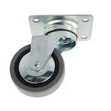 thumbnail of Lenkrollen 4er Set ø 60 mm mit Anschraubplatte Hartgummirollen Möbelrollen