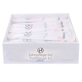 thumbnail of 500x Zahnpflege-Set Weiss 14,5 cm lang Zahnbürste Zahncreme Einwegzahnbürste