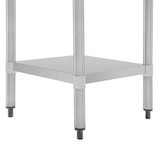 thumbnail of Vogue Arbeitstisch mit Grundboden 900x600x700mm aus Edelstahl