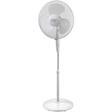 thumbnail of Ventilador De Pie Con Base Circular Blanco Potencia: 45W Aspas: Ø40Cm Altura Regulable 110-130Cm Edm