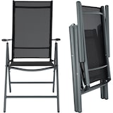 thumbnail of tectake Salon de jardin aluminium 8 places - gris anthracite - 402164