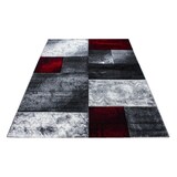 thumbnail of Teppich Waschbar Kariert Modern Strapazierfähig Esszimmer Flur Rot 280x370 cm OEKO-TEX Fußbodenheizung geeignet – MONZA von Kadima Design