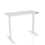 thumbnail of Schreibtisch STAND BASIC 120 x 60 elektrisch höhenverstellbar weiß hjh OFFICE