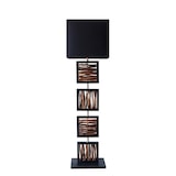 thumbnail of SalesFever Stehleuchte | Gestell Treibholz / Schirm Stoff | B 40 x T 20 x H 163 cm | Natur – Schwarz