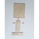 thumbnail of Tisch-Prospekthalter DIN A4, Birkenholz natur »WUDI«