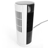 thumbnail of VASNER MilliFan Turmventilator schwarz weiß mit 3 Geschwindigkeitsstufen, Oszillation, Timer & Touch Display