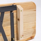 thumbnail of Lot de 2 bancs pliants en bois 180 cm