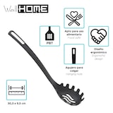 thumbnail of WellHome - Set di pentole in acciaio inossidabile da 7 pezzi con 6 utensili da cucina di base in PBT nero