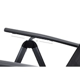 thumbnail of aro verstellbarer Liegestuhl/Relaxsessel klappbar, Stahl/Textilen-Bespannung, schwarz