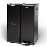thumbnail of Tiyo 3-in-1 Mülleimer 60 L entnehmbare Eimer Soft-Close Schwarz