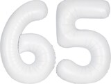 thumbnail of XL Folienballon weiß Zahl 65
