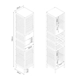 thumbnail of Helloshop26 - Armário de coluna para banheiro em bambu 180 x 35 x 35 cm 03_0009948