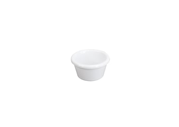 METRO PROFESSIONAL Bol, melamina, Ø 7 cm, redondo, blanco, 6 piezas
