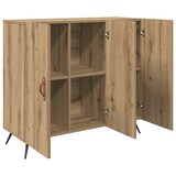 thumbnail of vidaXL Sideboard Artisan-Eiche 89,5 x 34 x 80 cm Holzwerkstoff