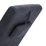 thumbnail of vidaXL Massage Chaiselongue mit Kissen Grau Wildleder-Optik
