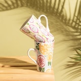 thumbnail of Coffret de 2 mugs Salvador 46 cl -  46.00 cl Multicolore Rond Porcelaine Table Passion 13.00x9.00 cm