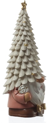 thumbnail of LED Weihnachtswichtel mit beleuchteter Mütze Dekofigur 29cm Timer Batterie