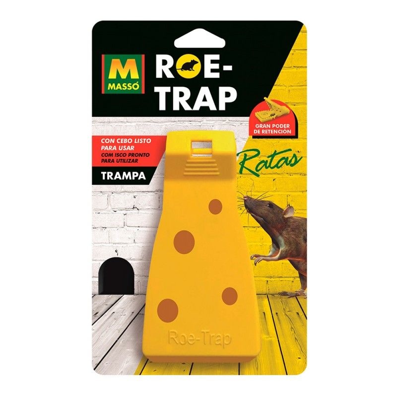 Trampa con cebo Roe-Trap para ratas medidas 14x7x7,5cm 231127 Massó