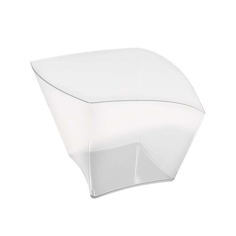 MONOUSO - Mehrweg Fingerfood-Becher aus PS "Curve" PS transparent 90ml (500 Stück)