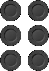 thumbnail of Villeroy & Boch Manufacture Rock Speiseteller schwarz 27 cm 6er Set