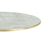 thumbnail of Restootab - Piano del tavolo Ø80 laminato marmo pokhara canti ottone