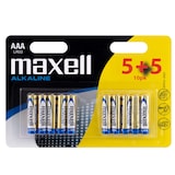 thumbnail of Maxell 10 pilas lr03 alcalinas 1,5v