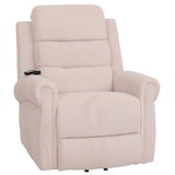 thumbnail of Fernsehsessel HWC-K63, Relaxsessel, Liegefunktion Aufstehhilfe Massage Heizfunktion, Stoff (220g/m²) Cord ~ creme-weiß
