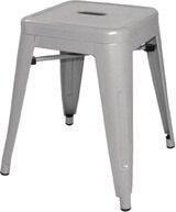 thumbnail of Bolero Bistro niedriger Hocker aus verzinktem Stahl (4 Stück)