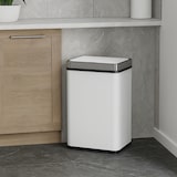 thumbnail of WellHome - Cubo de Basura de 50L color Blanco en Acero inoxidable con Sensor automático y Filtro antiolor 39x27x54cm