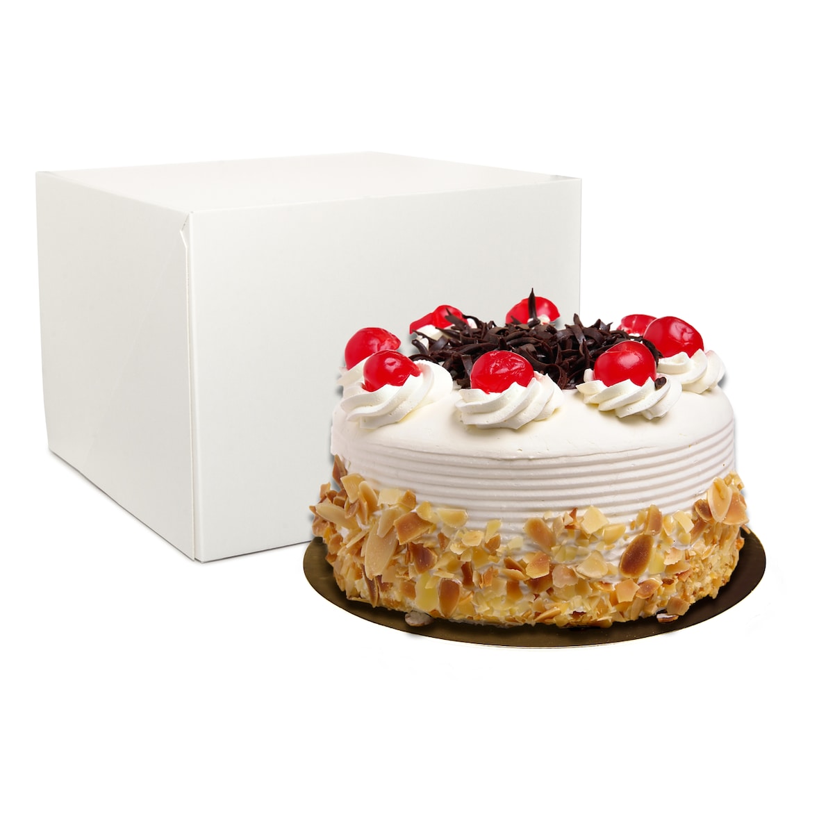 LEBHAR Boîte pâtissière haute blanc 24 x 24 x 18 cm x 25