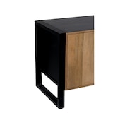 thumbnail of TV-Schrank LIV Mangoholz Schwarz Matt 60x47x180cm Fernsehtisch TV Lowboard für Fernseher