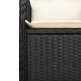 thumbnail of vidaXL 7-tlg. Garten-Bistro-Set mit Kissen Schwarz Poly Rattan