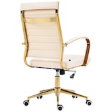thumbnail of Bureaustoel Havana Kunstleer creme