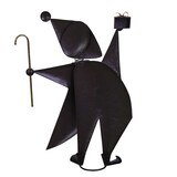 thumbnail of Vacchetti Babbo natale metallo rosso cm70,5x23h110